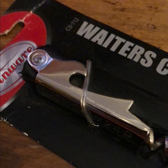 Winware Black Waiters Cork Screw - Picture 4 of 5